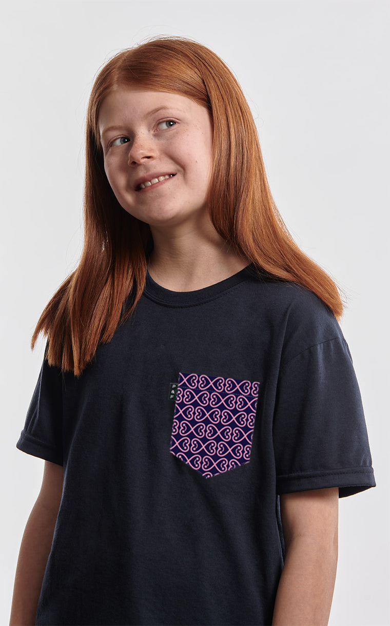 Heart Foundation Pocket T-Shirt - Navy