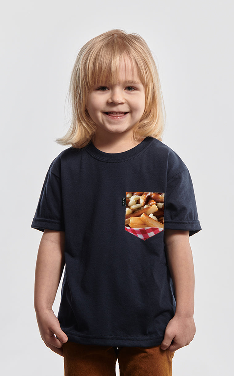 French Fries Gratin Sauce Pocket T-Shirt