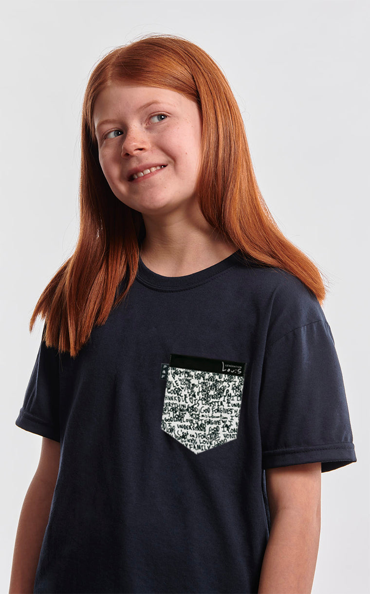 T-shirt à poche Love