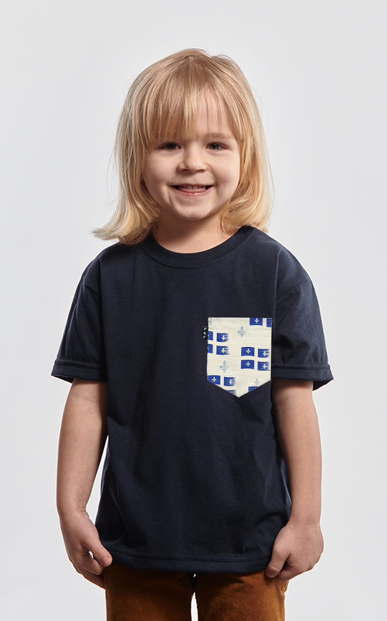 T-shirt à poche Vive le Québec