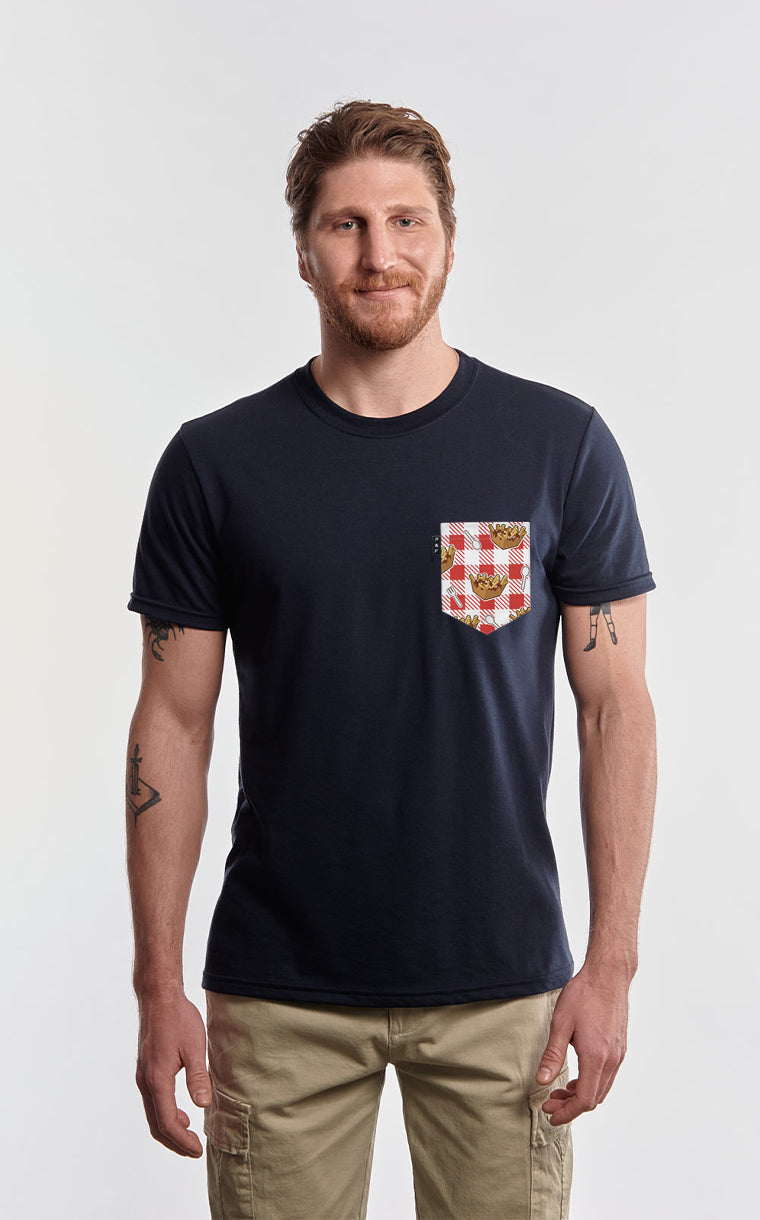T-shirt à poche Lâche pas la patate
