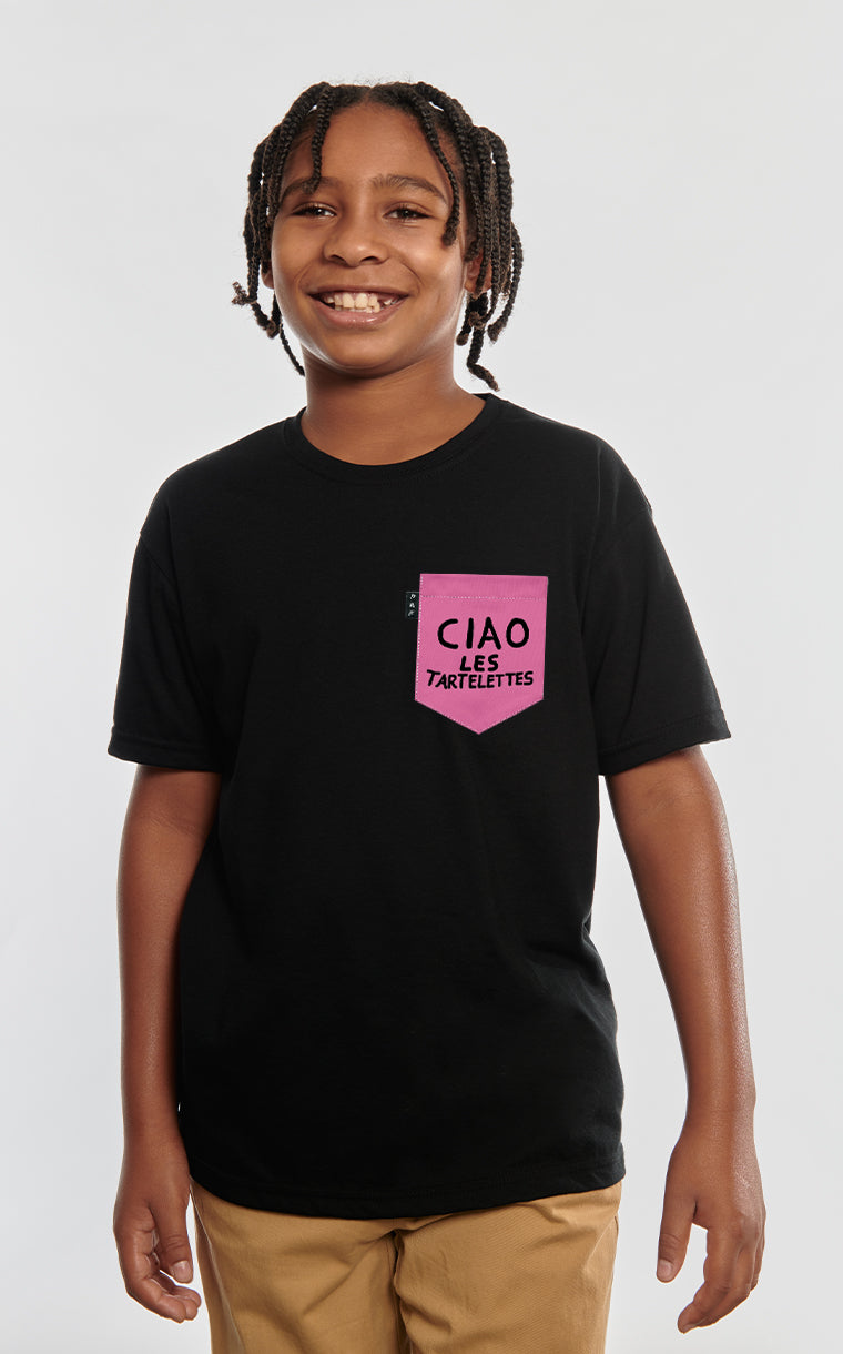 T-shirt à poche Mishel Kekourge Tartelette