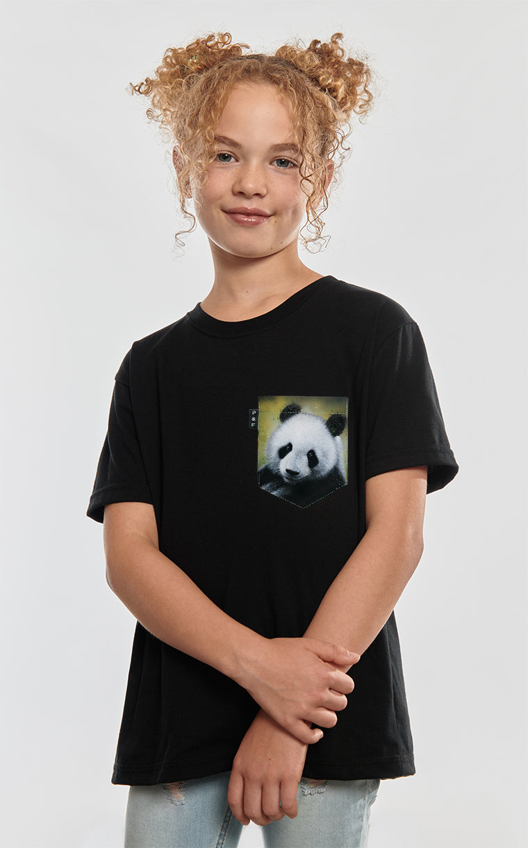 T-shirt à poche Panda Replay