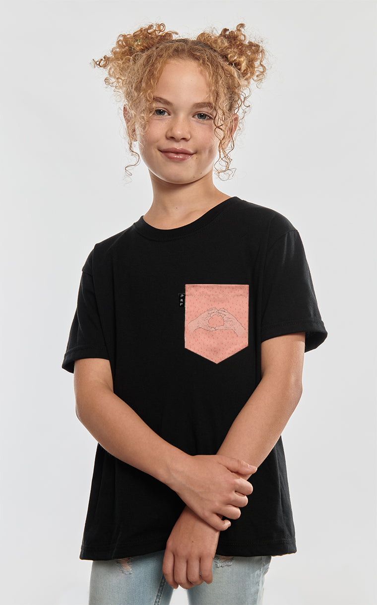 Love Tetradecagon Pocket T-Shirt