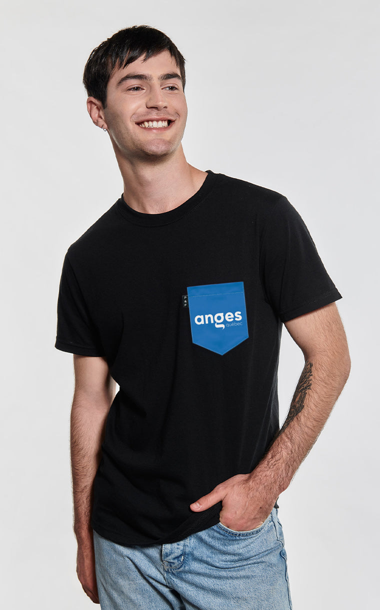 T-shirt à poche Anges Québec