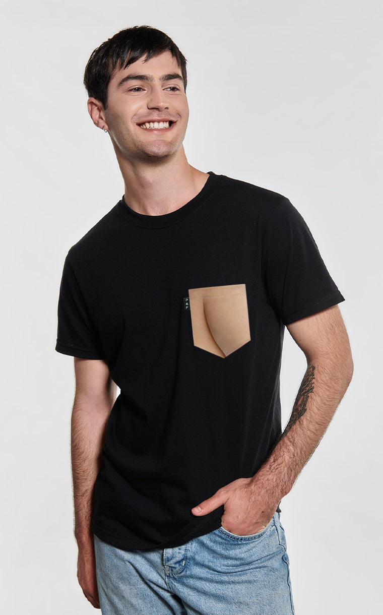 Elbow fold pocket t-shirt