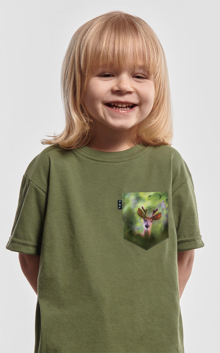 Pathetik Deer Pocket T-Shirt