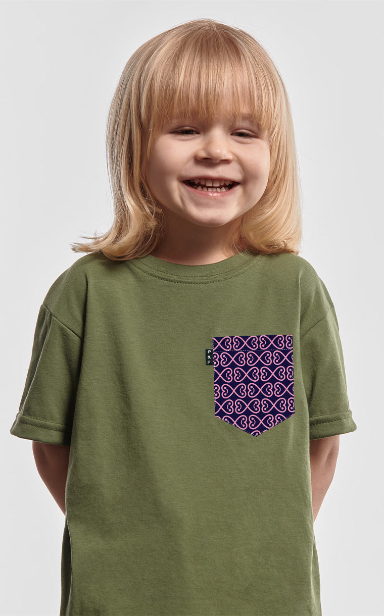 Heart Foundation Pocket T-Shirt - Navy