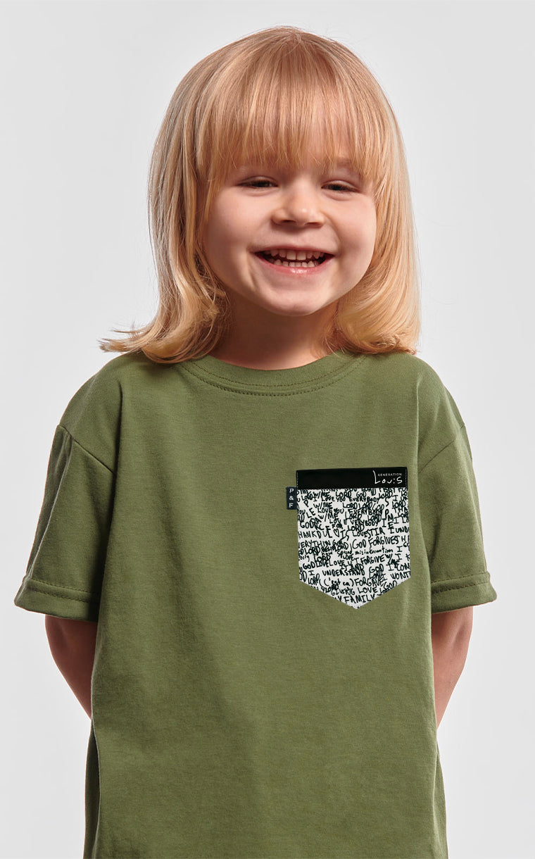 T-shirt à poche Love