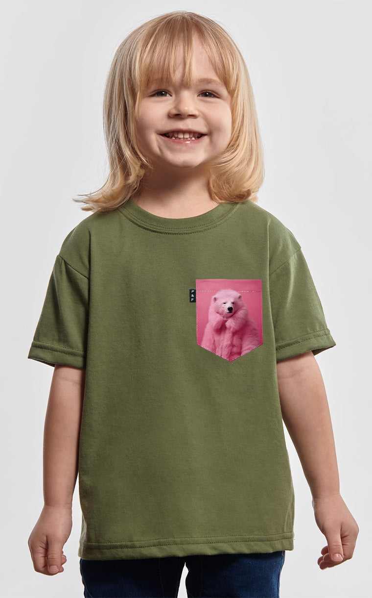 Polenciaga Bear Pocket T-Shirt