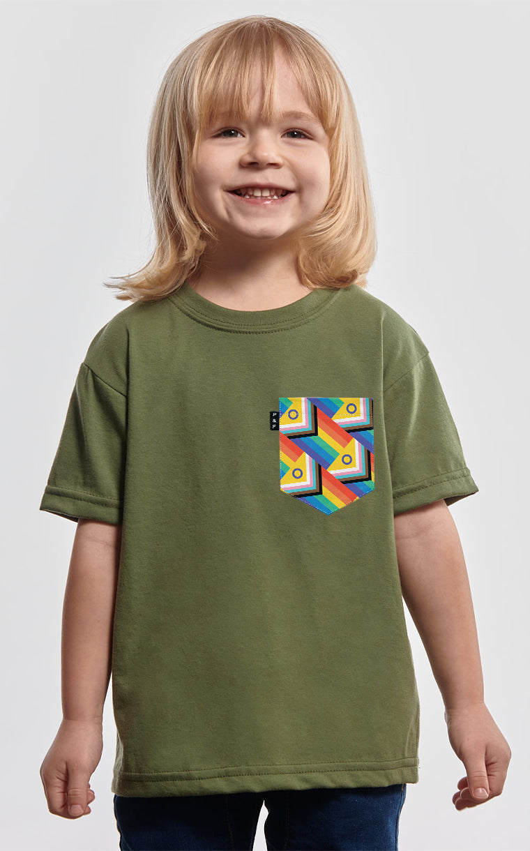 Rainbow Wear Pocket T-Shirt