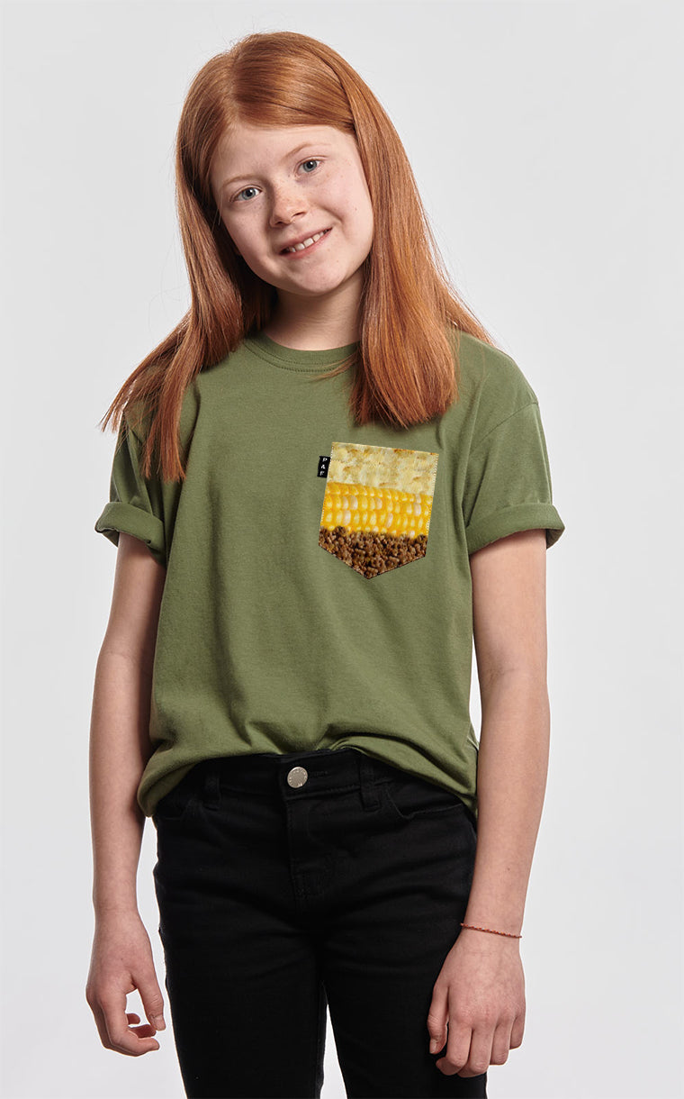 Corn Steak Potato Pocket T-Shirt