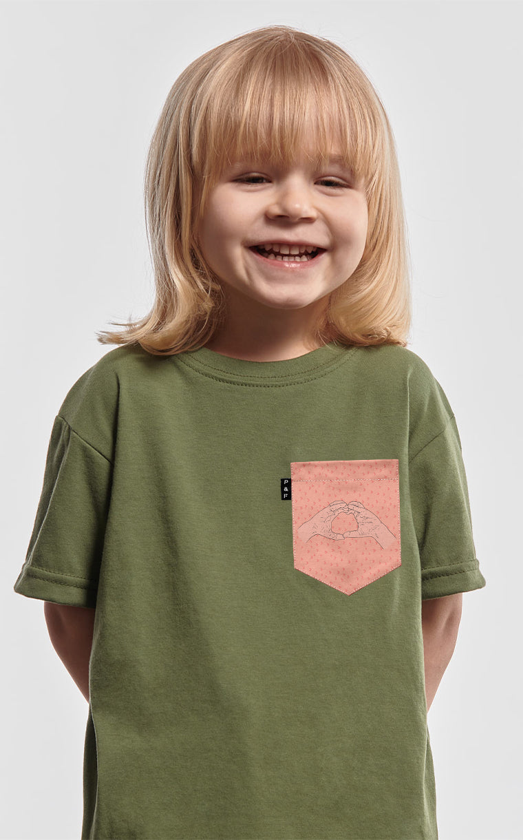 Love Tetradecagon Pocket T-Shirt