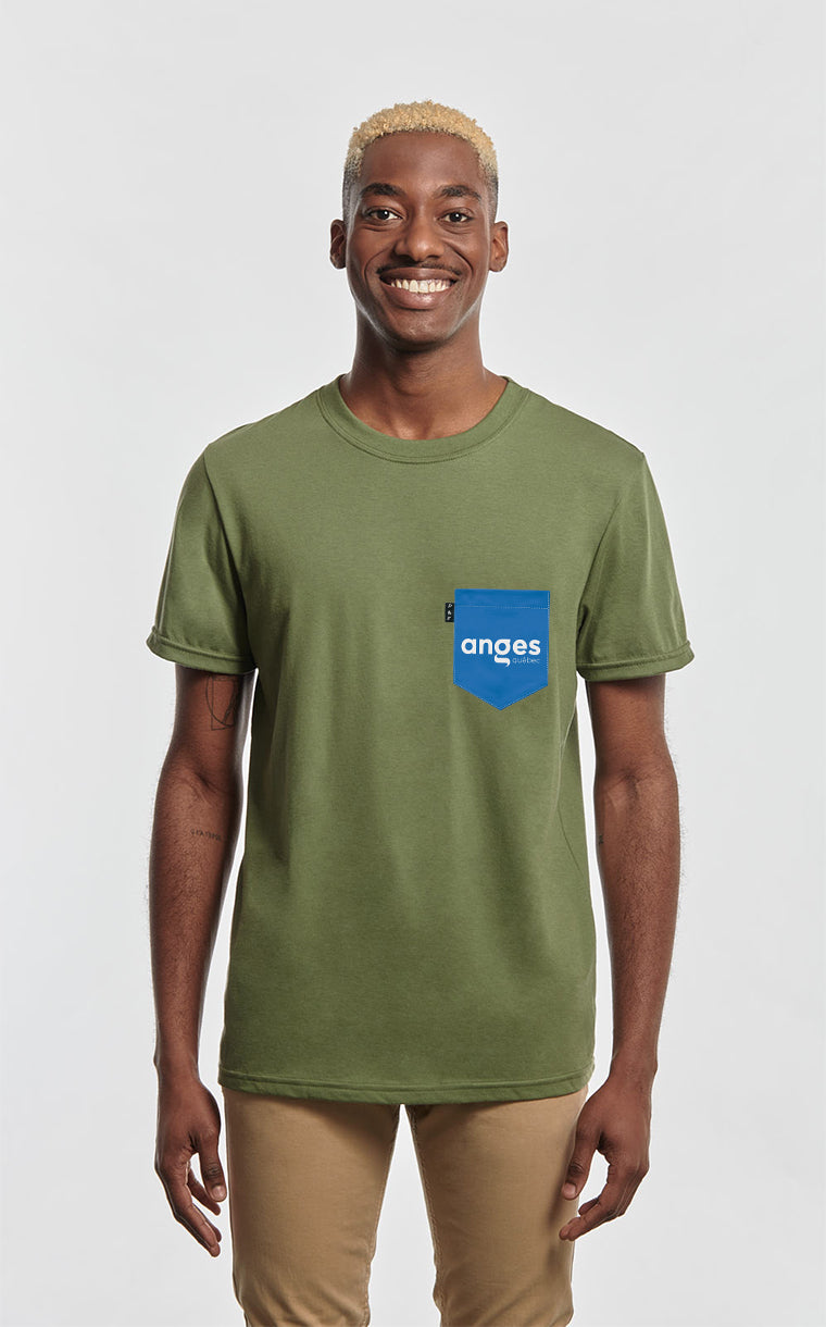 T-shirt à poche Anges Québec