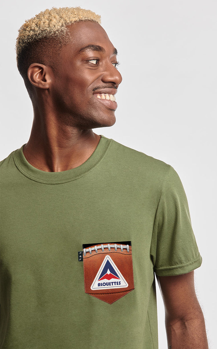 Pocket T-shirt On Leather