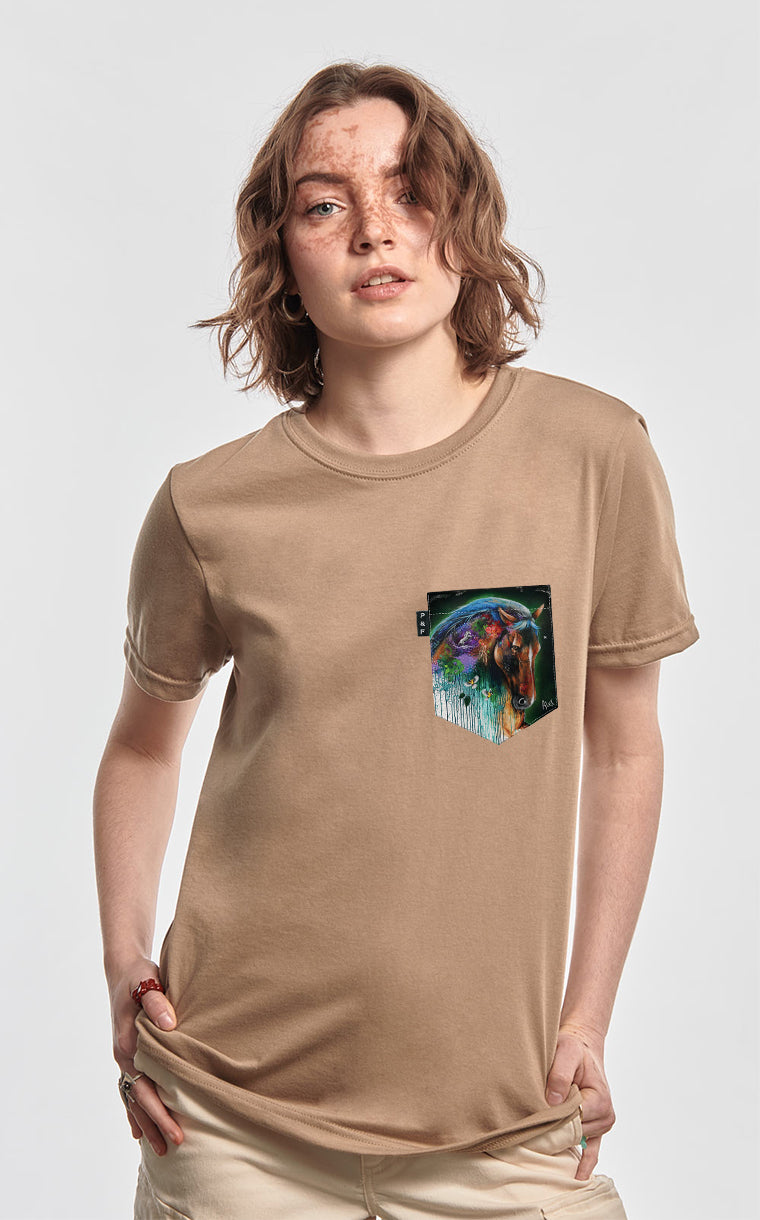 Sylvester Stallion Boyfriend Pocket T-Shirt