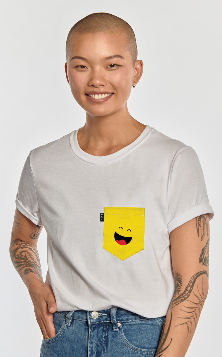 St-Hubert Foundation Boyfriend Cut T-Shirt with Pocket