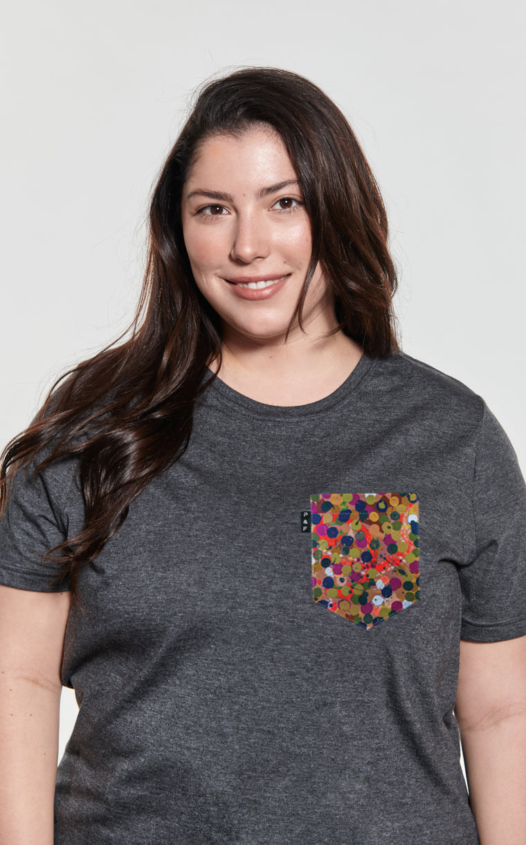 Boyfriend Fit T-Shirt with Folie Pocket