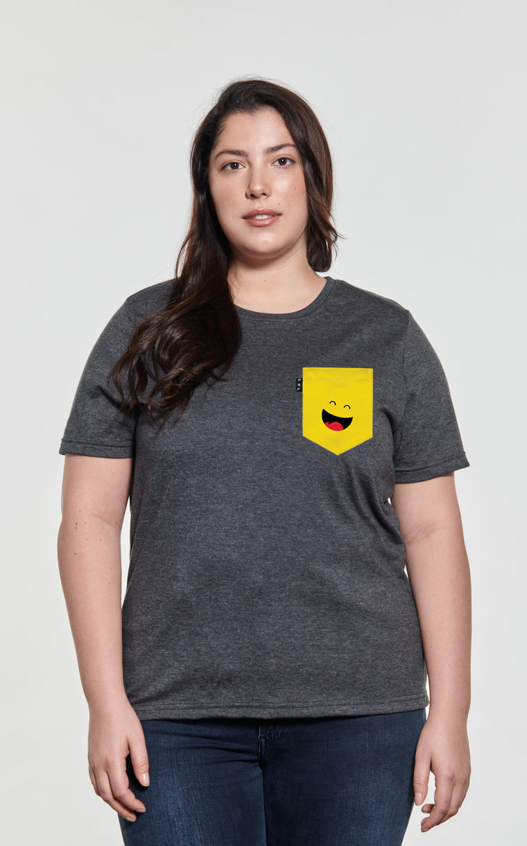 St-Hubert Foundation Boyfriend Cut T-Shirt with Pocket