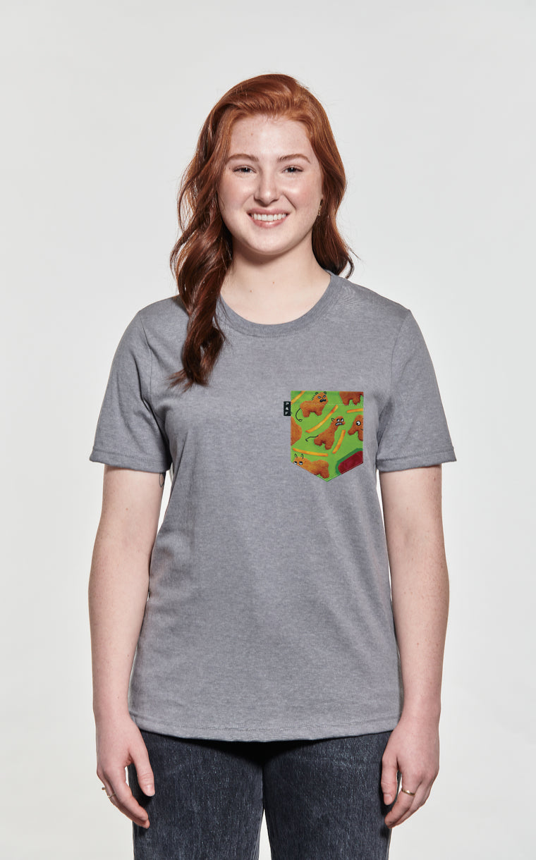 Crocopoulatorius Boyfriend Pocket T-Shirt