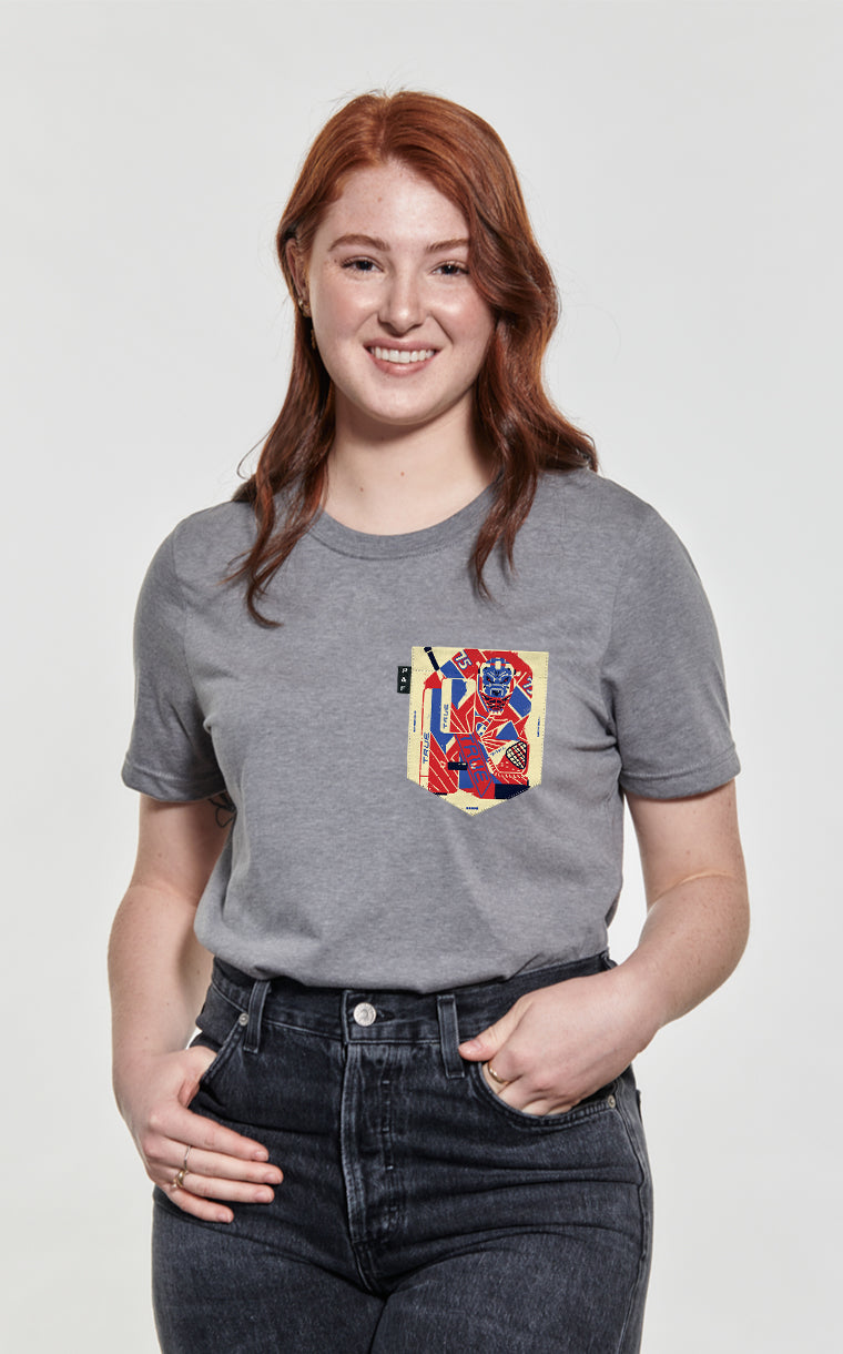 T-shirt coupe Boyfriend à poche Dobes