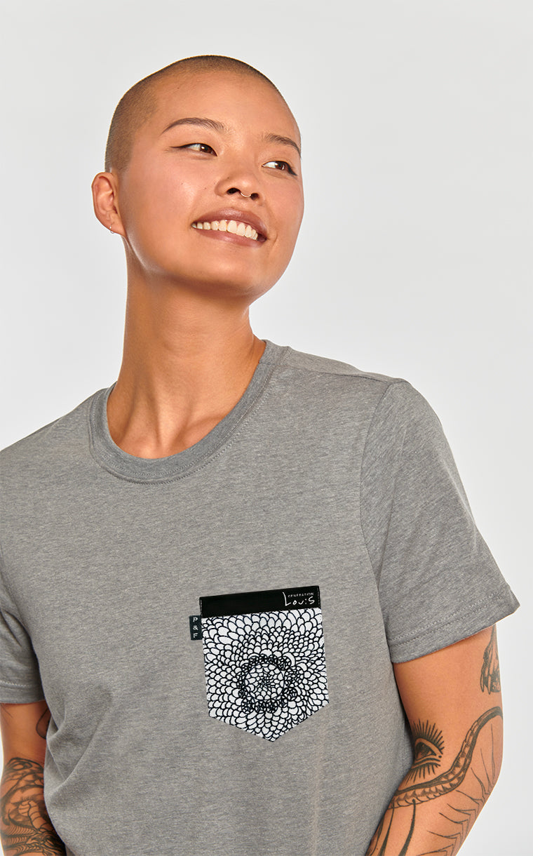 T-shirt coupe Boyfriend à poche Focus