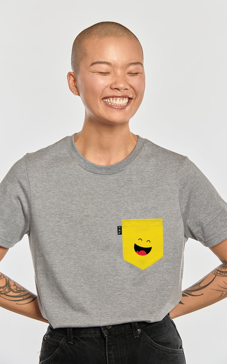 St-Hubert Foundation Boyfriend Cut T-Shirt with Pocket