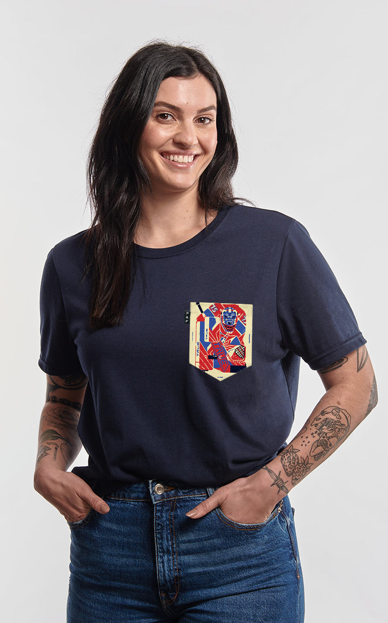 T-shirt coupe Boyfriend à poche Dobes
