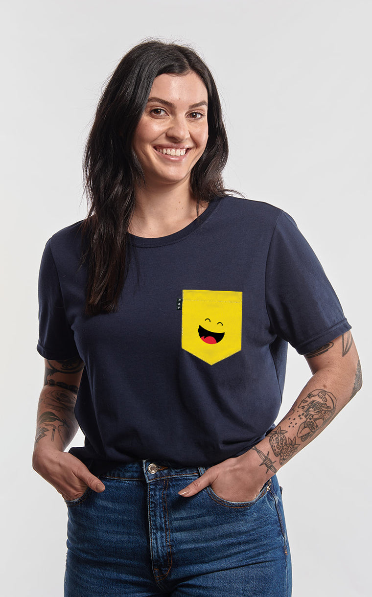 T-shirt coupe Boyfriend à poche pour femme avec poche Fondation St-Hubert ^ 