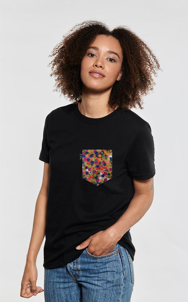 Boyfriend Fit T-Shirt with Folie Pocket