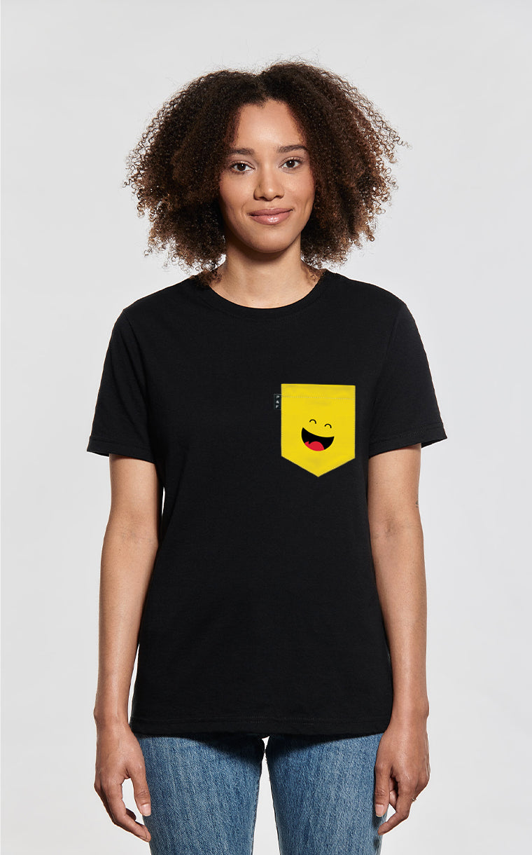 St-Hubert Foundation Boyfriend Cut T-Shirt with Pocket