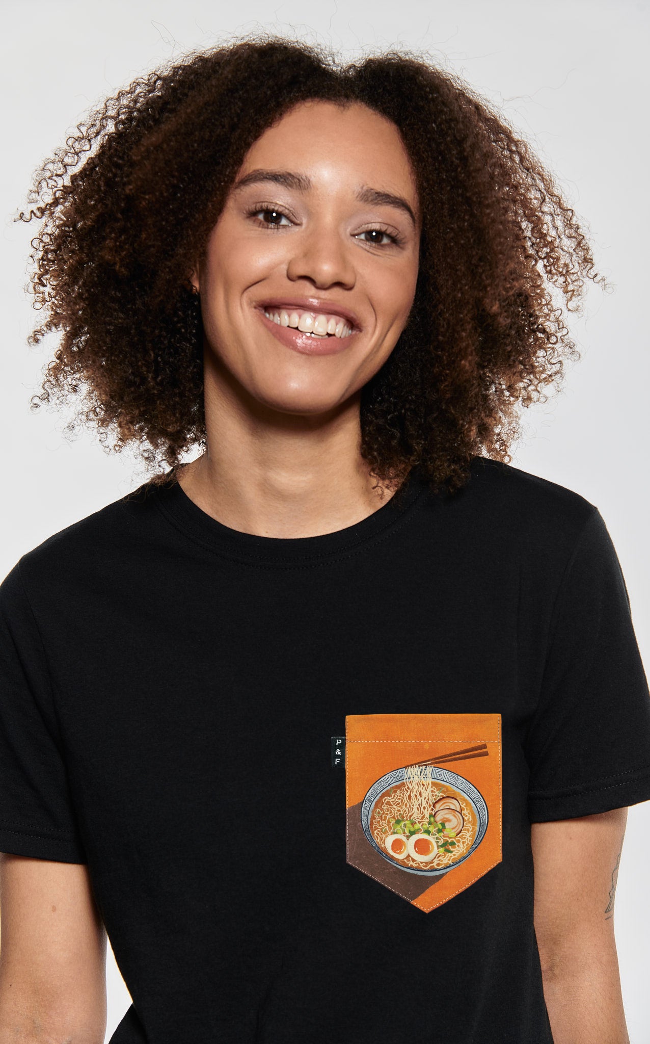 T-shirt coupe Boyfriend à poche Soupe aux histoires