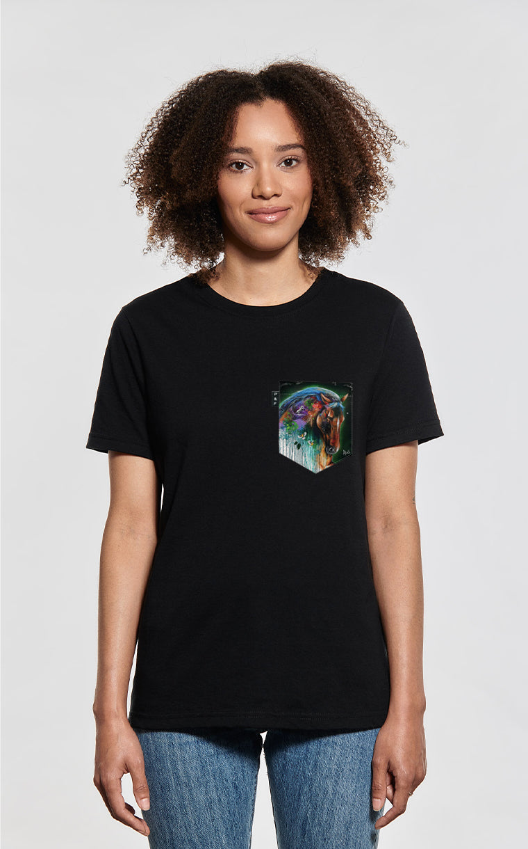 Sylvester Stallion Boyfriend Pocket T-Shirt