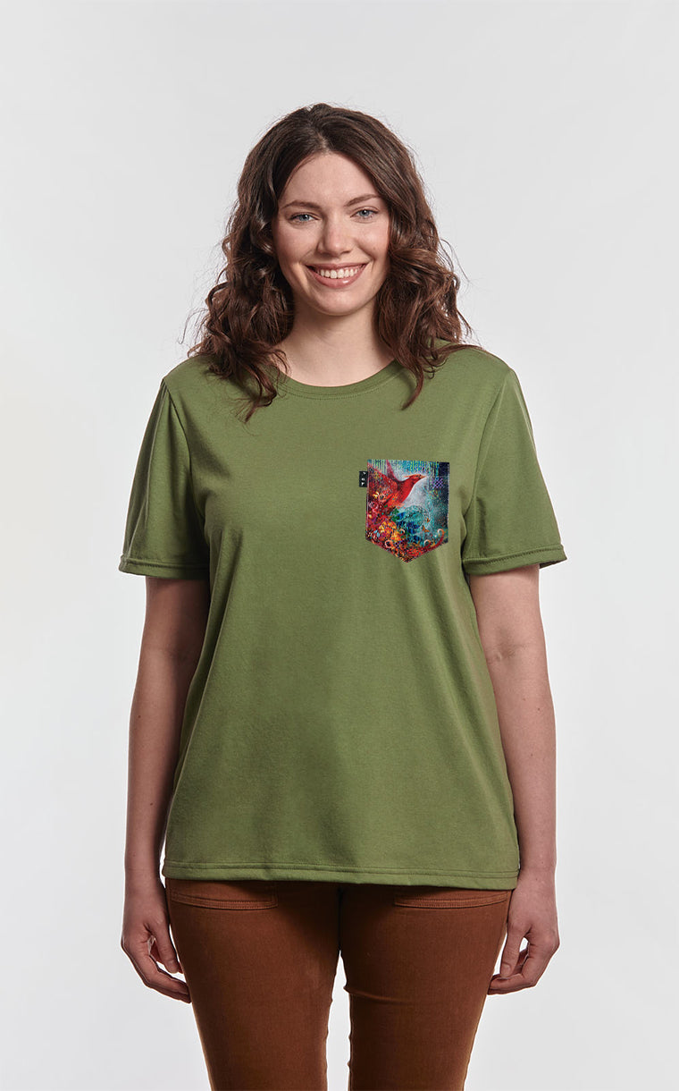 T-shirt coupe Boyfriend à poche Cendrik