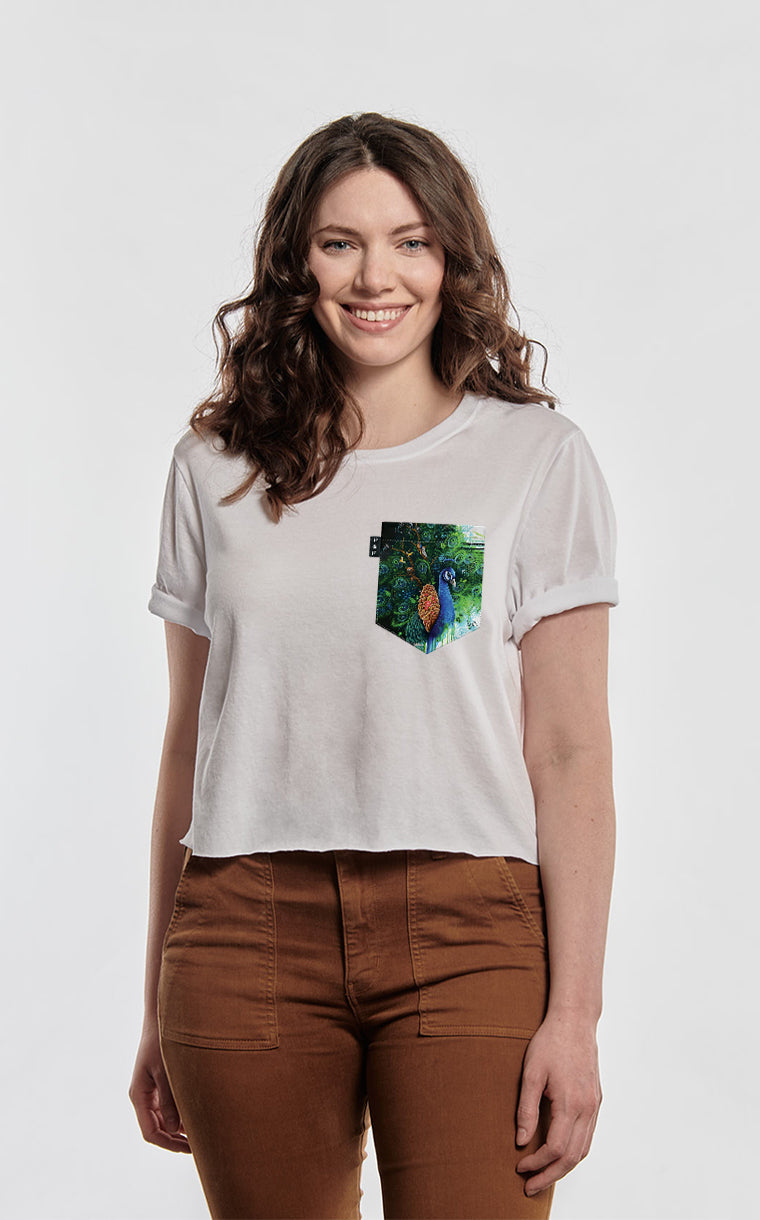 Paontagonia Pocket Crop Top T-Shirt