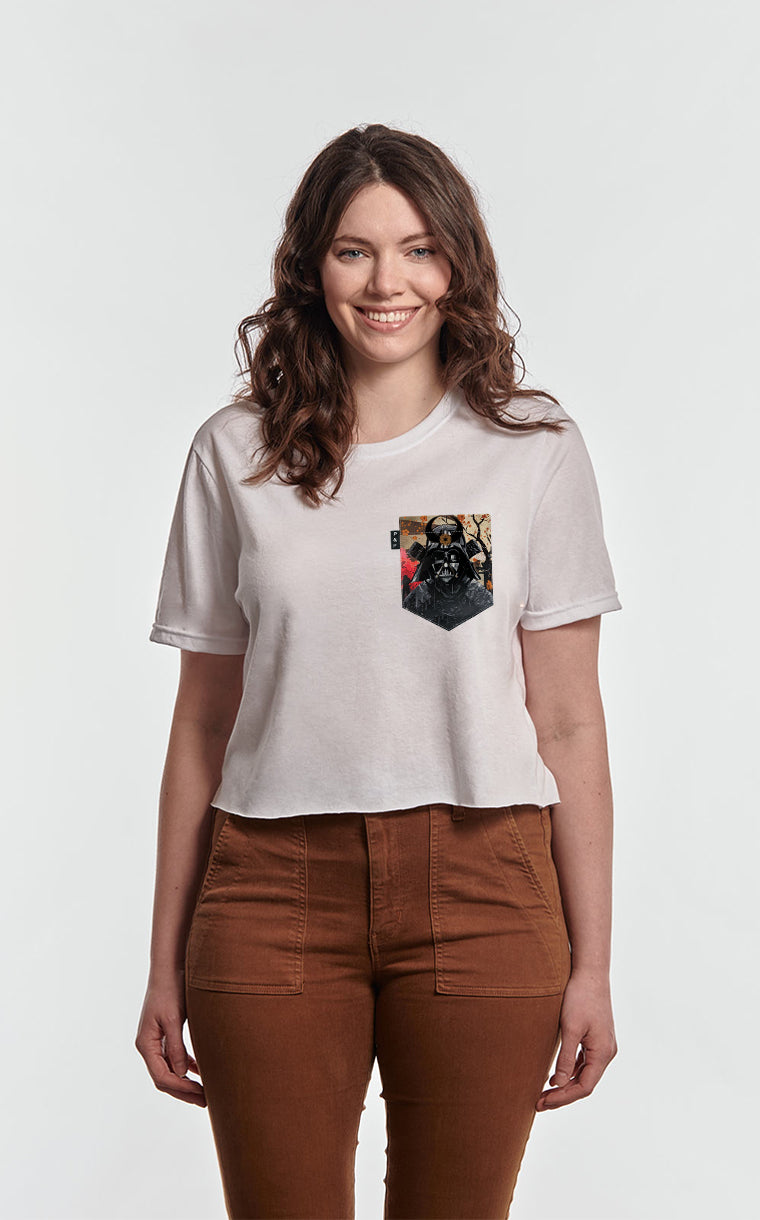 T-shirt « crop top » à poche Ton père