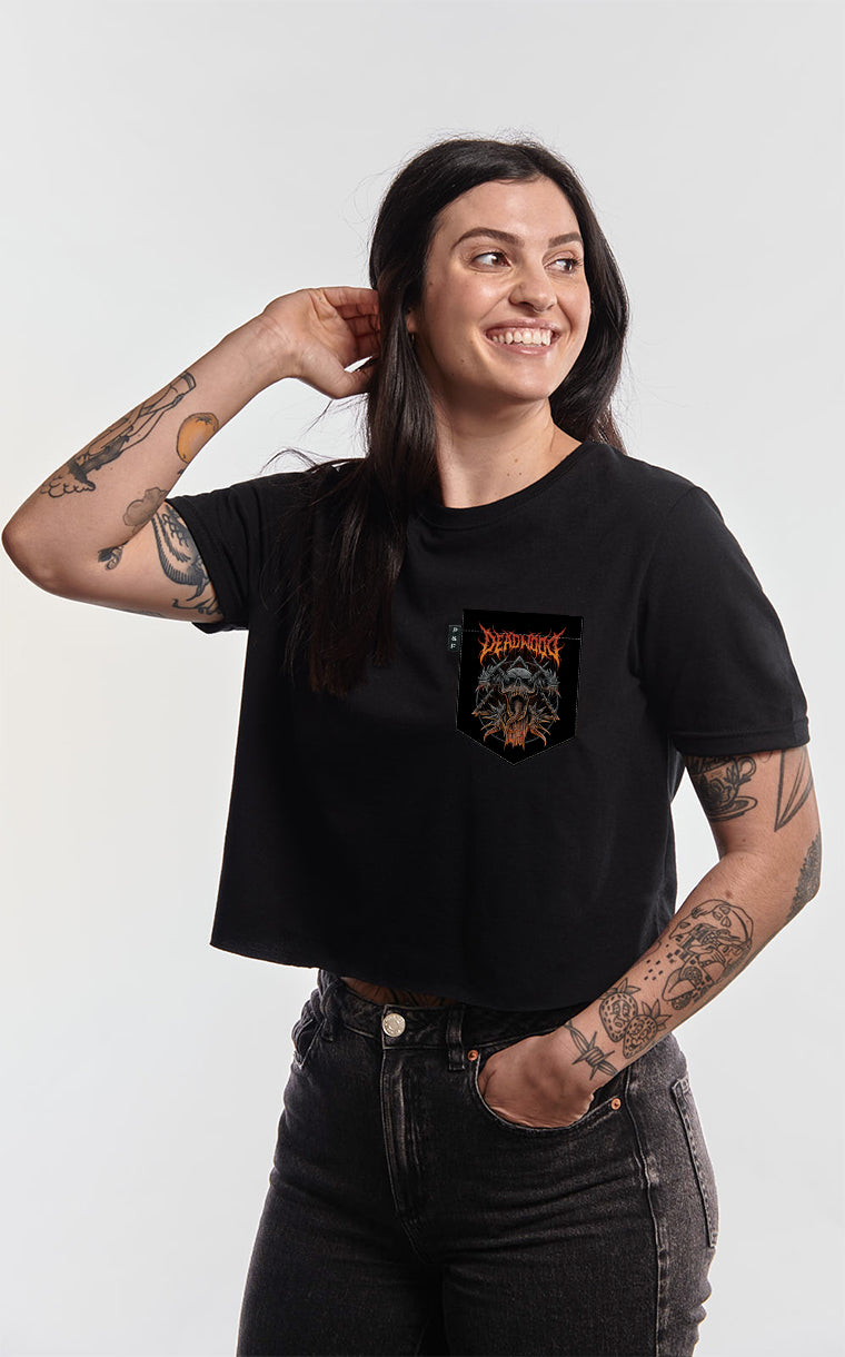 T-shirt « crop top » à poche Deadwood