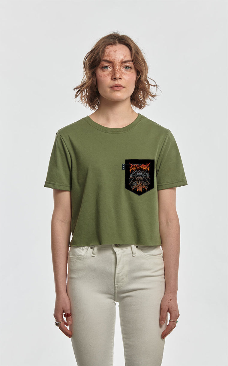 T-shirt « crop top » à poche Deadwood