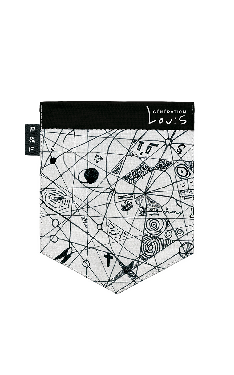 T-shirt coupe Boyfriend à poche Constellation