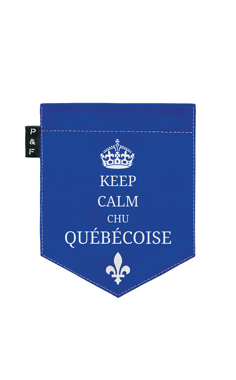 T-shirt à poche Chu Québécoise
