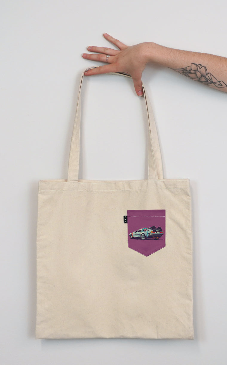 Tote Bag à poche 141.6 km/h