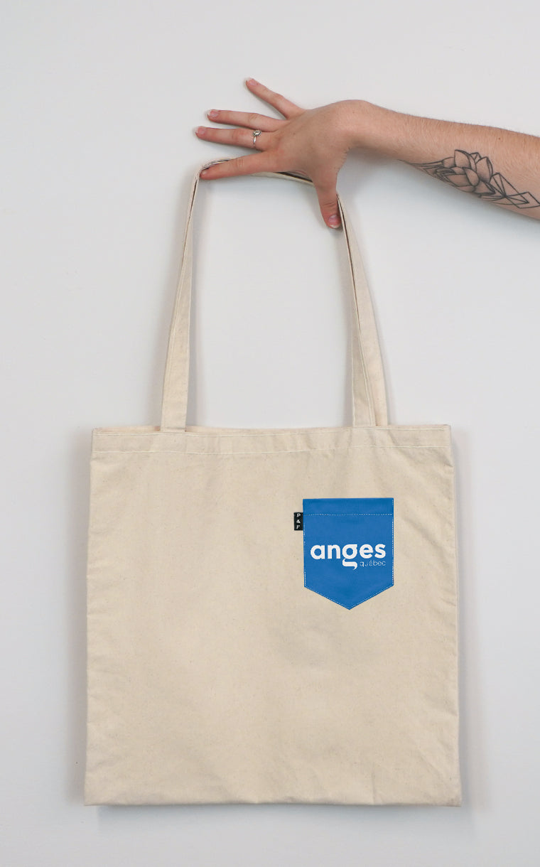 Tote Bag à poche Anges Québec