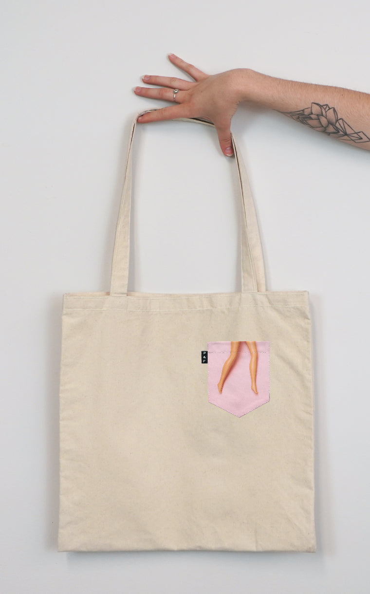 Barbie Resto Bar Grill Pocket Tote Bag