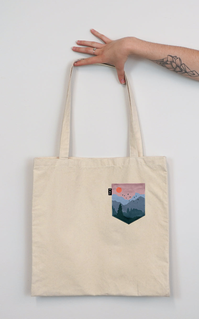 Brokeback Mountain Pocket Tote Bag