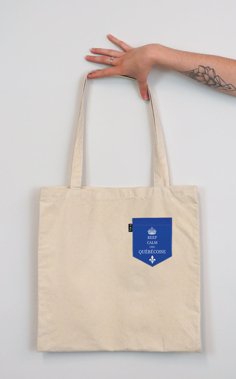 Tote Bag à poche Chu Québécoise
