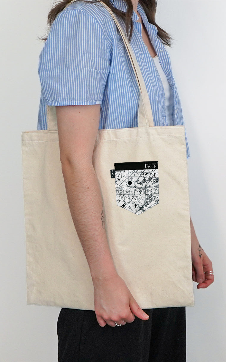 Tote Bag à poche Constellation