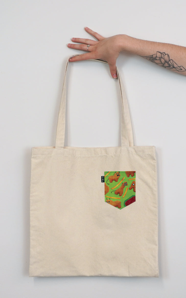 Tote Bag à poche Crocopoulatorius