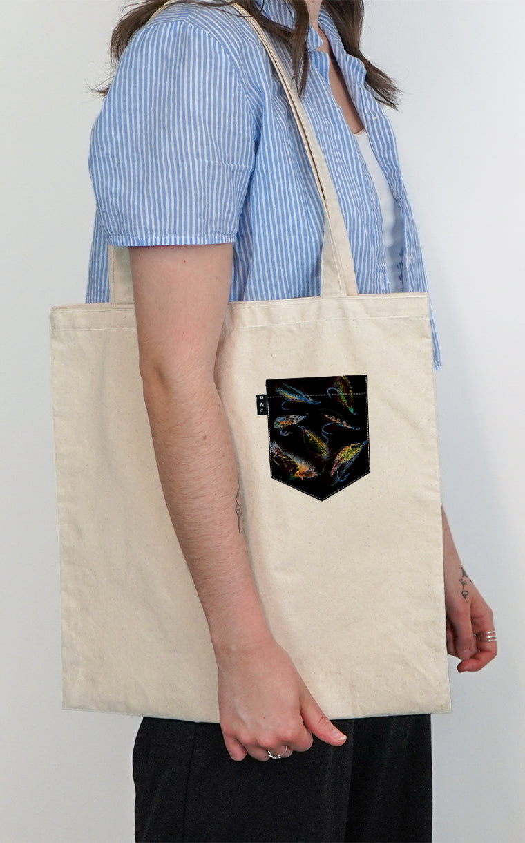 Water Fly Pocket Tote Bag