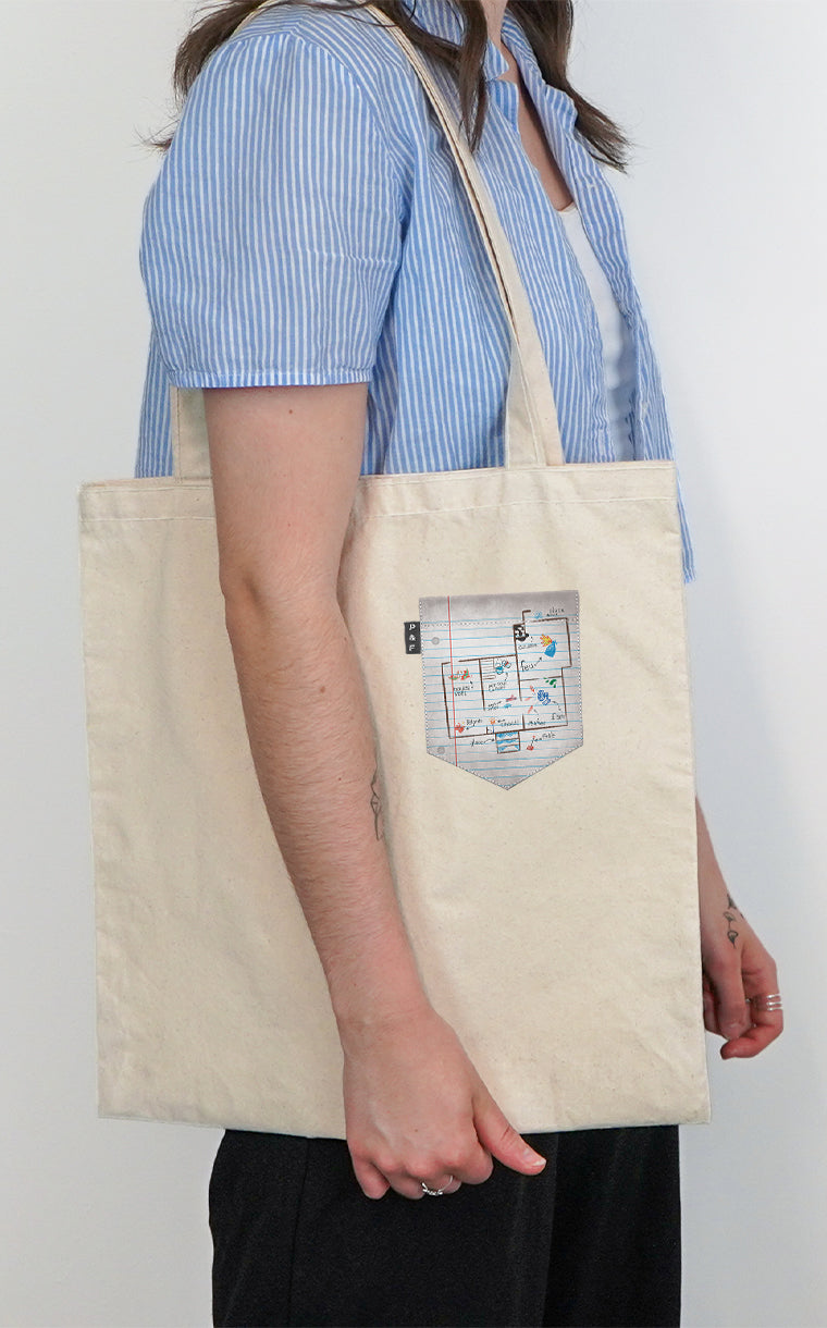 Tote Bag à poche En plein sur ma poire