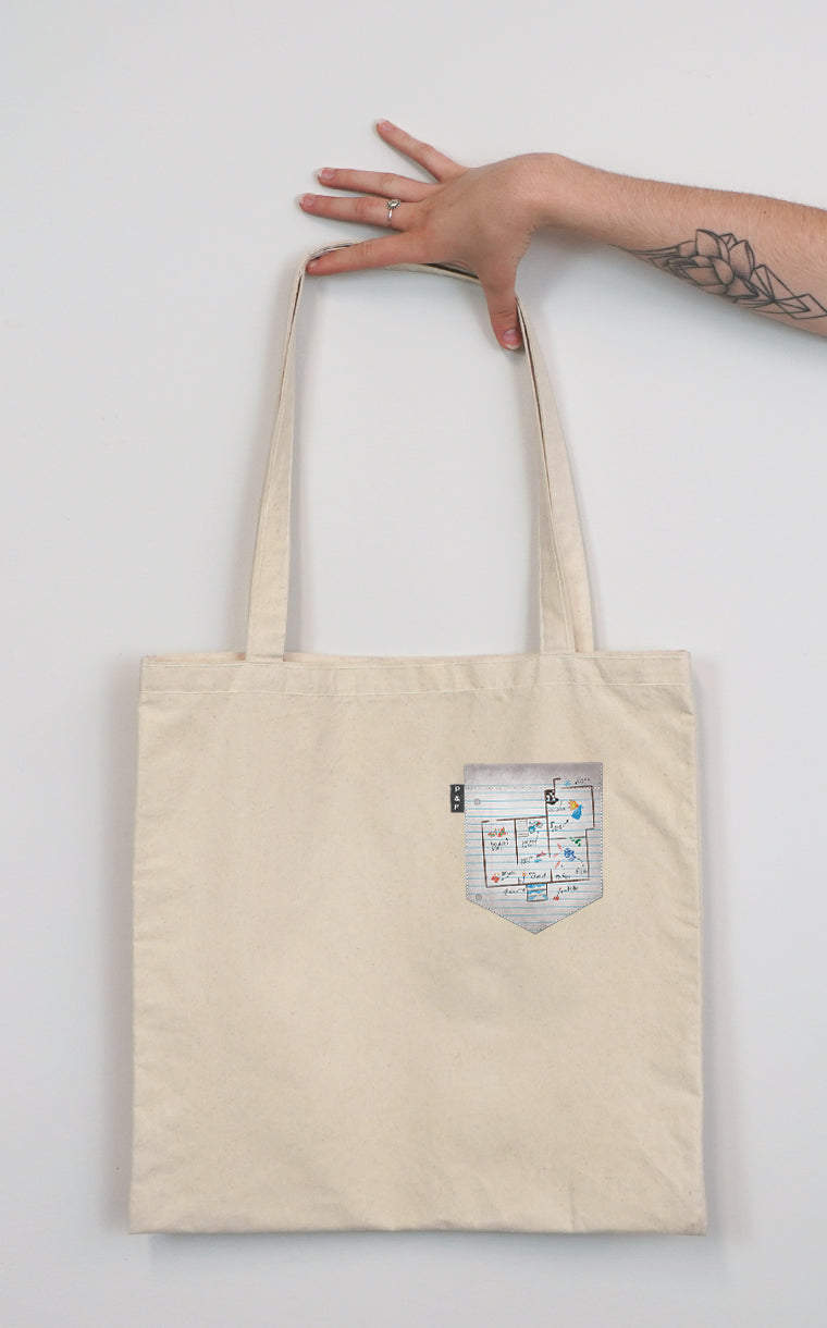 Tote Bag à poche En plein sur ma poire